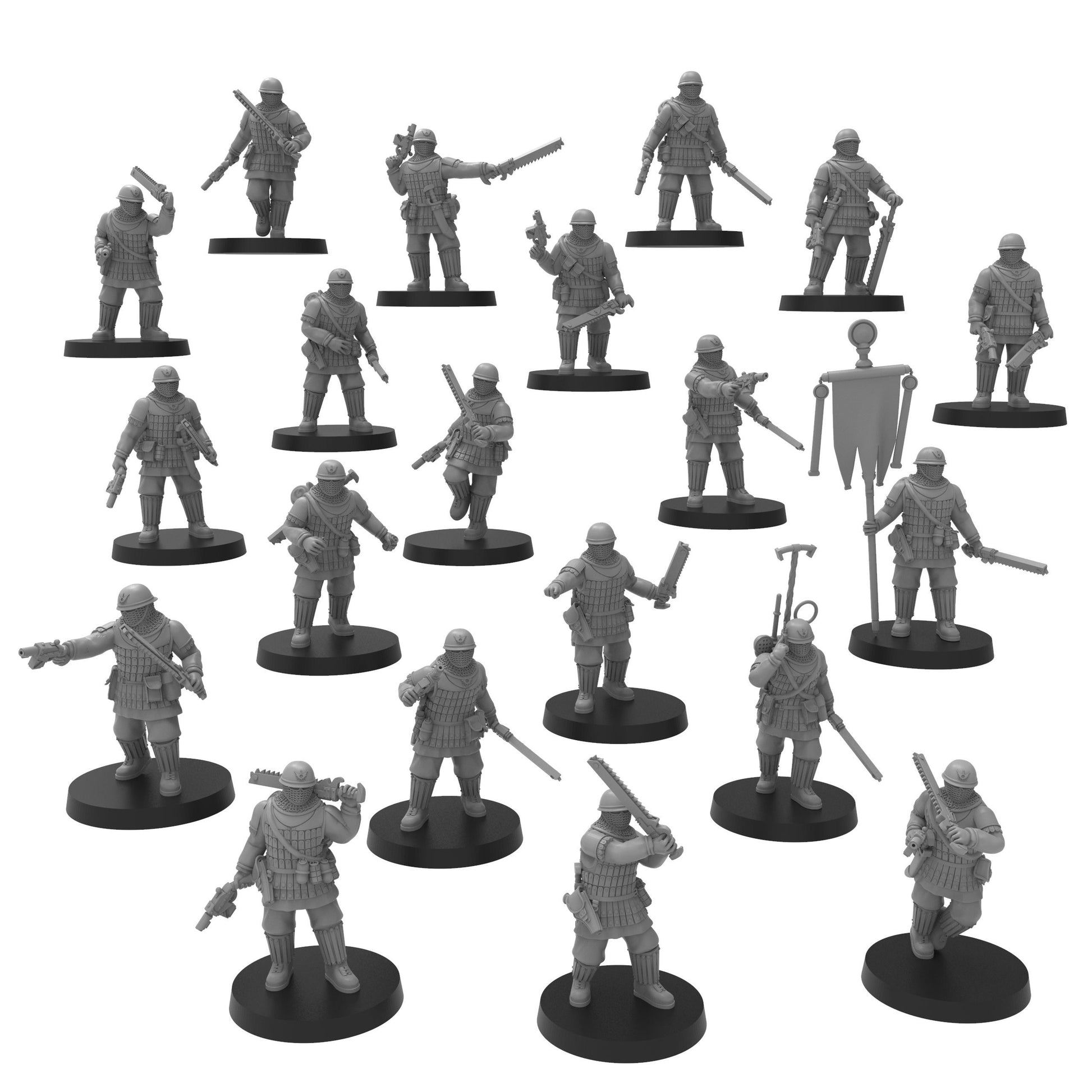 Foederatii Swordsman Troops (20) (sculpted by That Evil One)