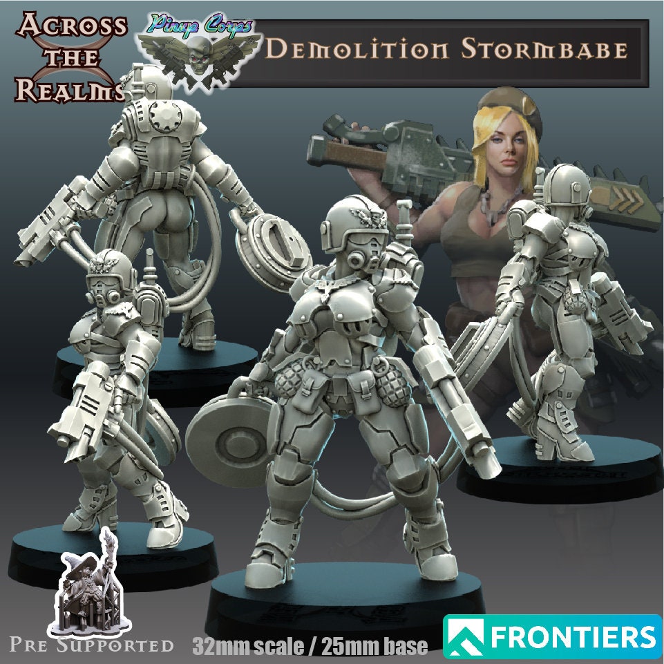 Stormbabes (17 models) - (sculpted by Across the Realms)