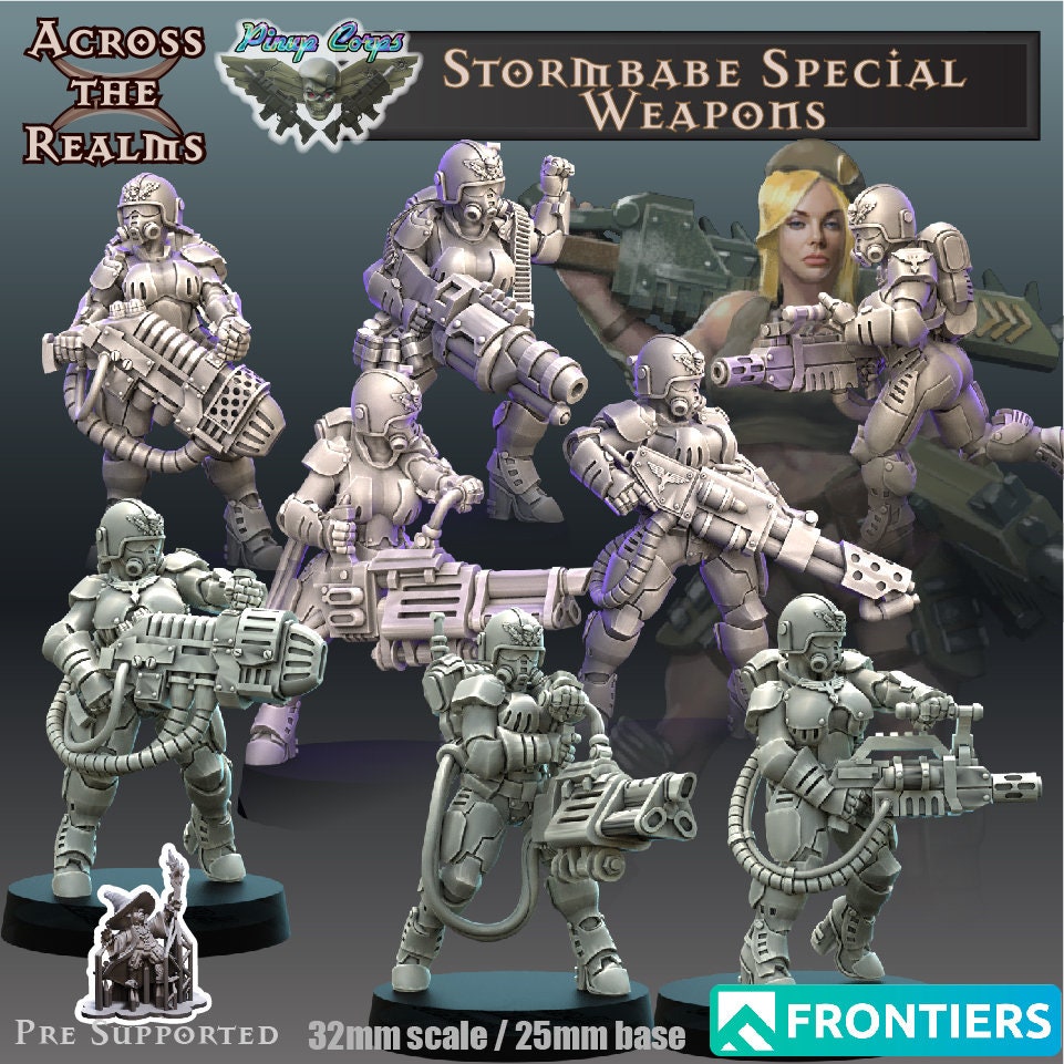 Stormbabes (17 models) - (sculpted by Across the Realms)