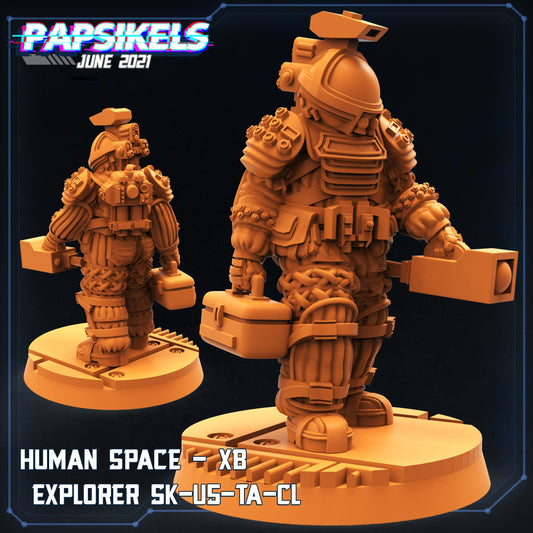 Human Space - X8 Explorer SK-U5-TA-CL (sculpted by Papsikels)