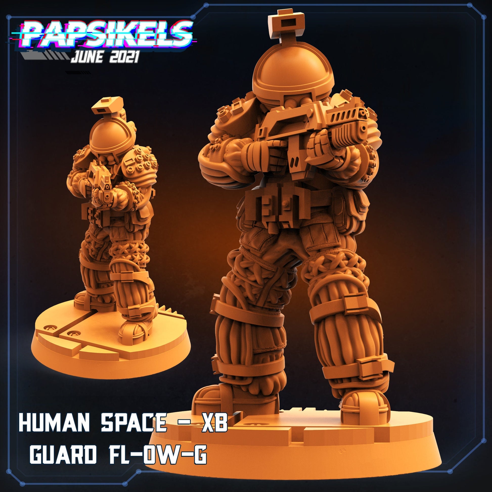 Human Space - X8 Guard FL-OW-G (sculpted by Papsikels)