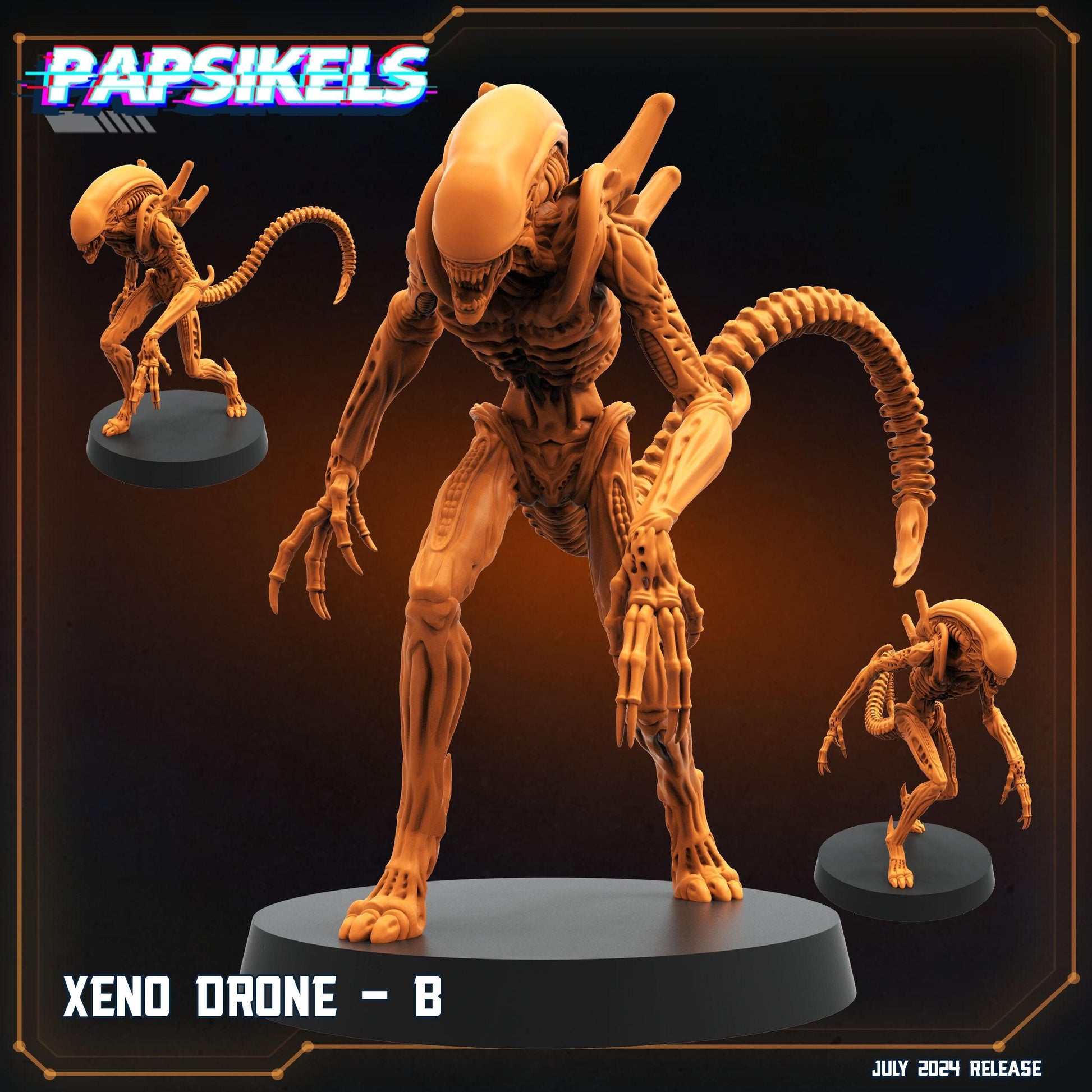 Xeno Drone (B) (sculpted by Papsikels)