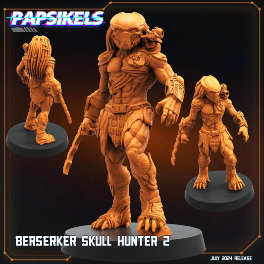 Berserker Skull Hunter 2 - Predator Fan Art (sculpted by Papsikels)