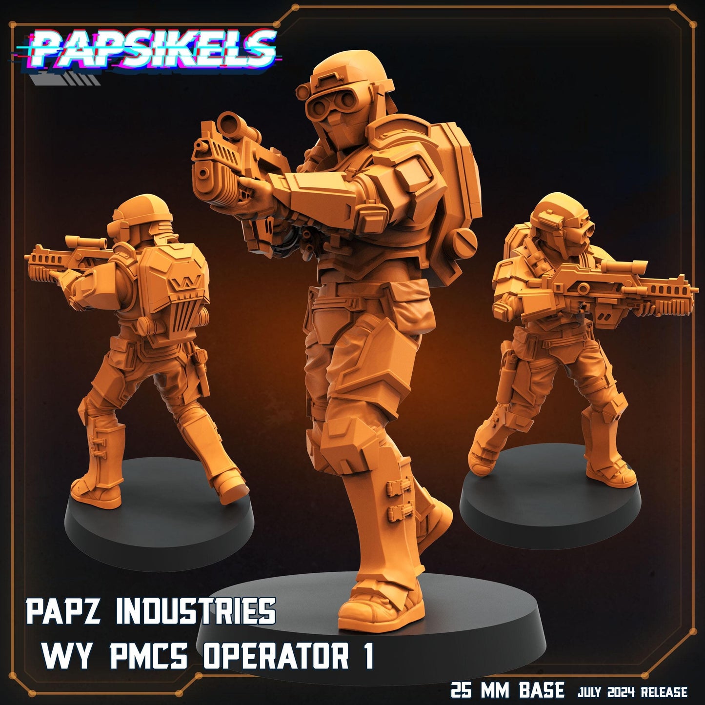 Papz Industries WY PMCS Operator - 1 (sculpted by Papsikels)