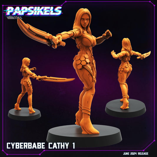 Cyberbabe Cathy 1 (sculpted by Papsikels)