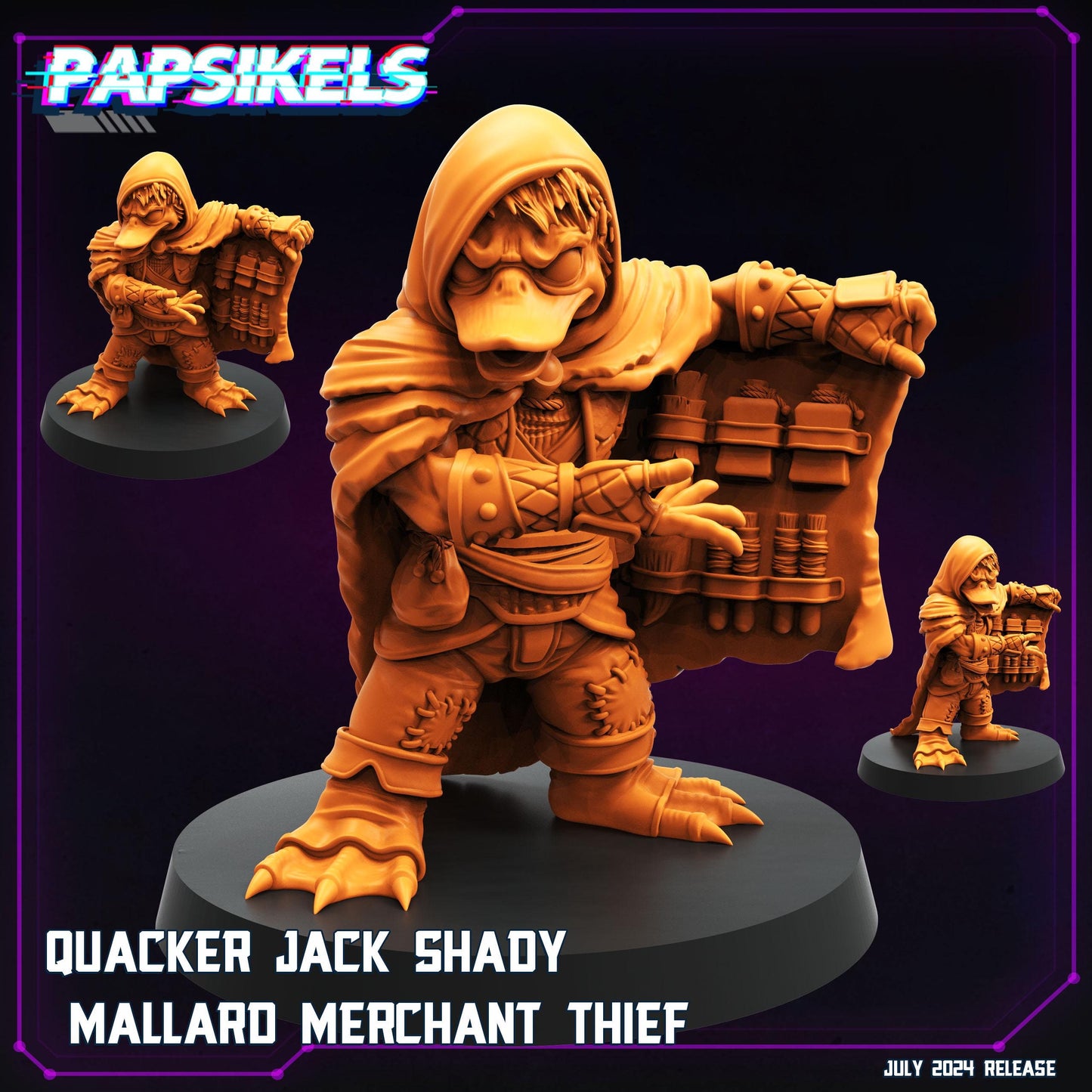 Quacker Jack Shady Mallard Merchant Thief (sculpted by Papsikels)