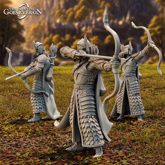 Brightwood Archers - Set of 3 (sculpted by Print Goes Ever On)