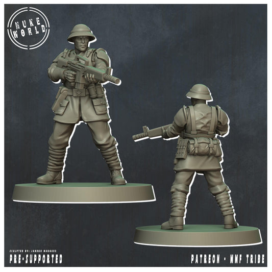 Soldier 02 - Nukeworld (Sculpted by Jandro Miniatures)