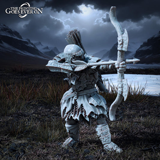 Ironmoor Orc Archer A (sculpted by Print Goes Ever On)