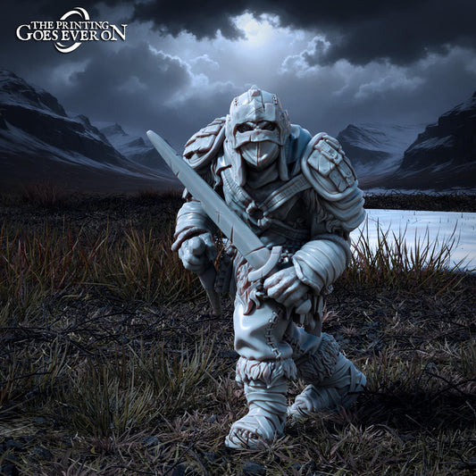 Ironmoor Orc Fighter A (sculpted by Print Goes Ever On)