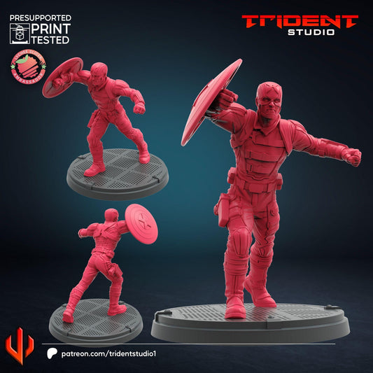 US Agent A (Fan art sculpted by Trident Studio) (Crisis Protocol Proxy/Alternative)