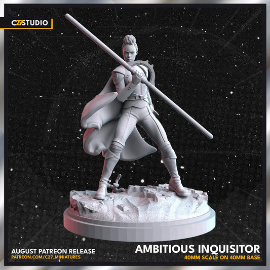 Third Sister / Ambitious Inquisitor 40mm miniature (sculpted by C27 collectibles) (Crisis Protocol Proxy/Alternative)