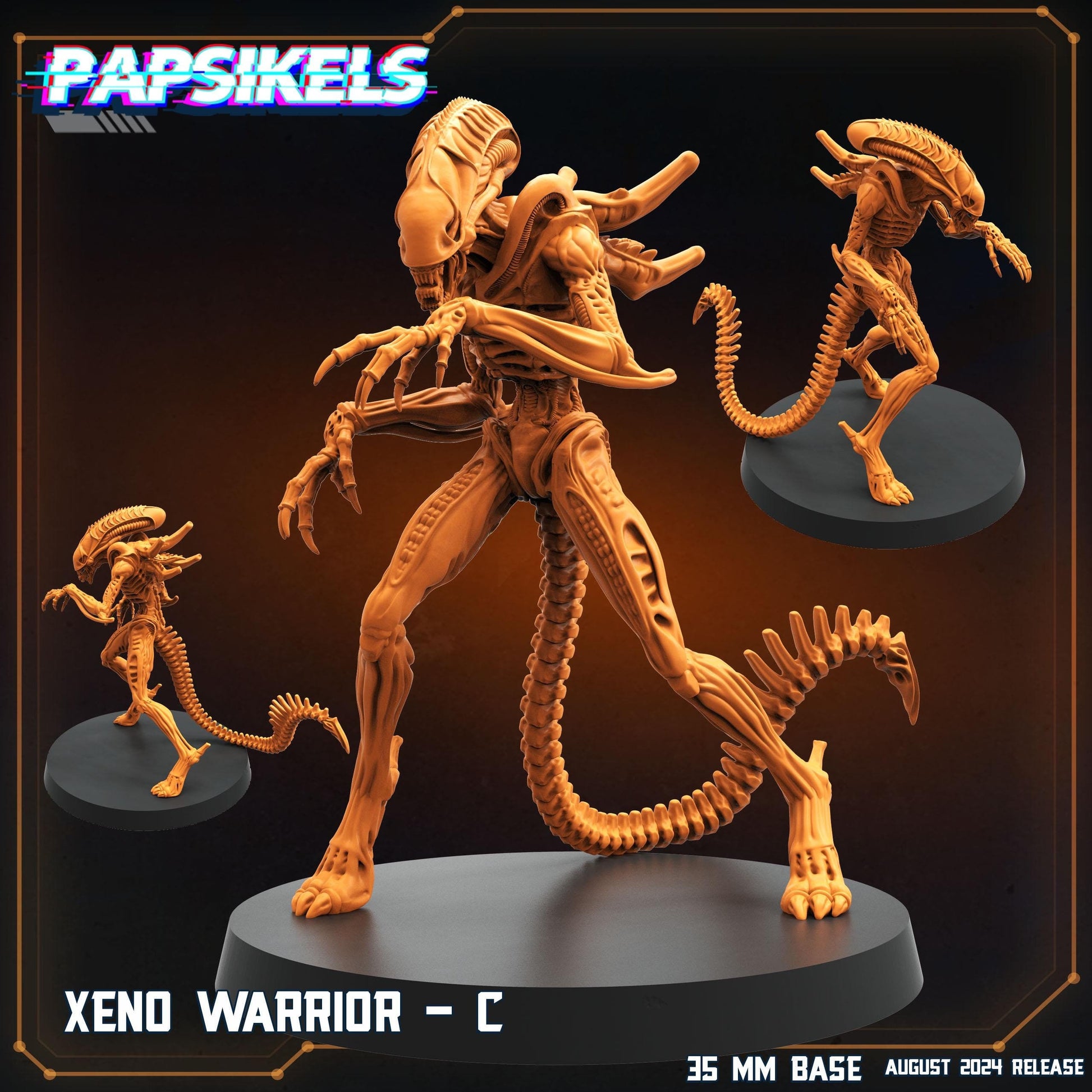 Xeno Warrior C - Xenomorph Fan Art (sculpted by Papsikels)