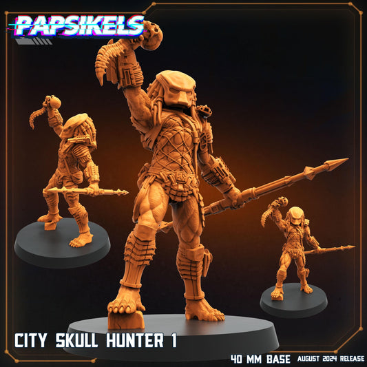 City Skull Hunter 1 - Predator Fan Art (sculpted by Papsikels)