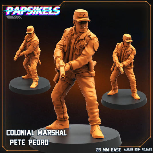 Colonial Marshall Pete Pedro (sculpted by Papsikels)