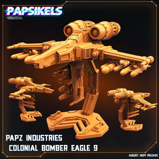 Papz Industries Colonial Bomber Eagle 9 (sculpted by Papsikels)