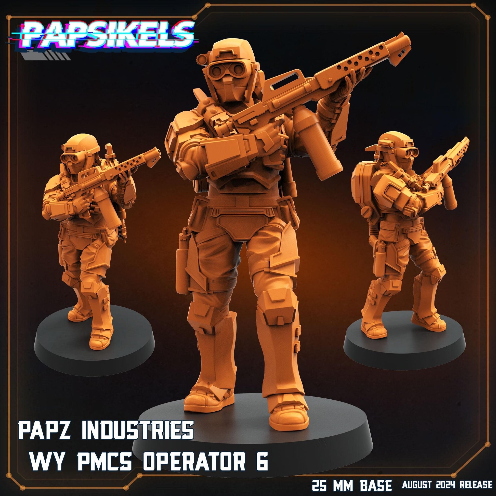 Papz Industries WY PMCS Operator - 6 (sculpted by Papsikels)