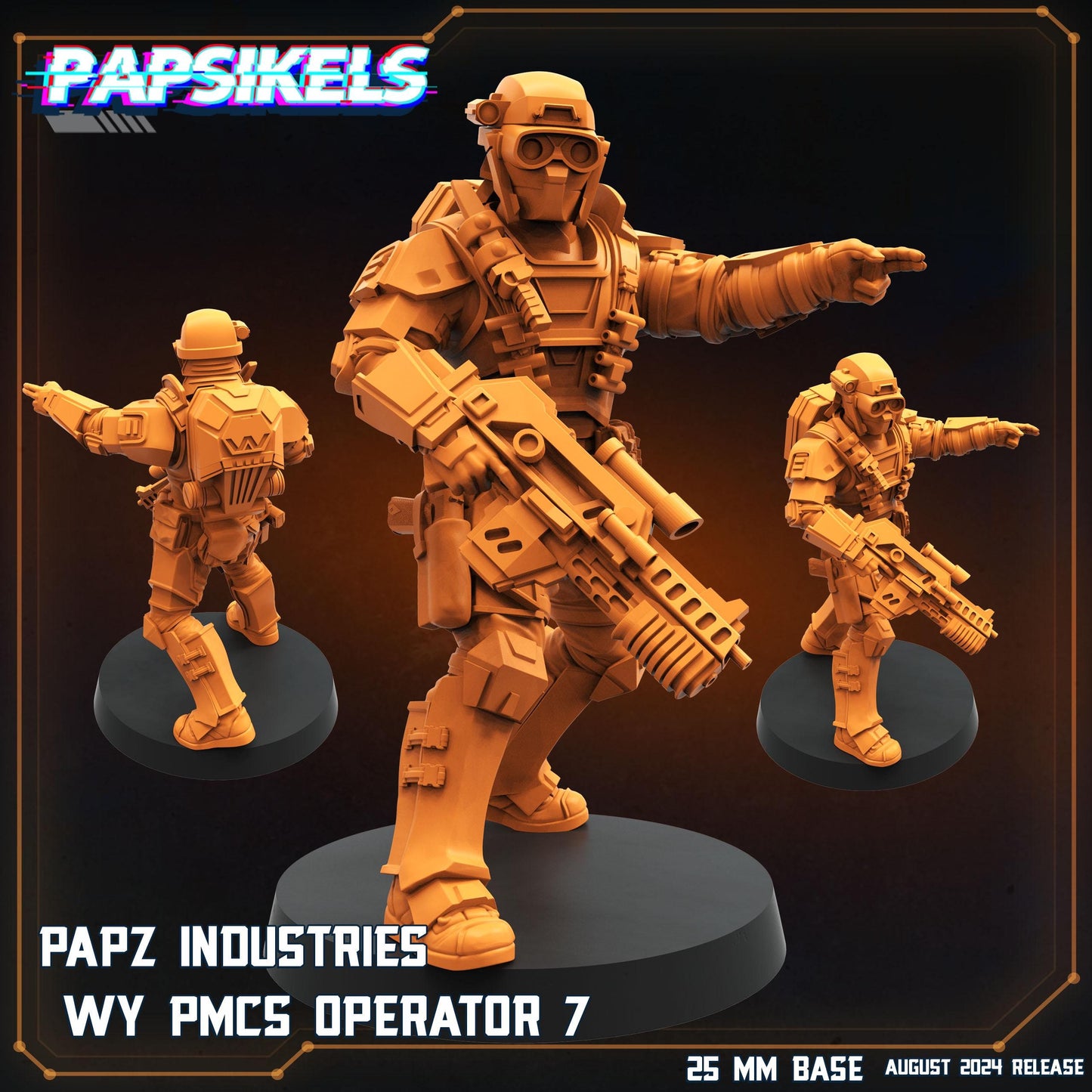 Papz Industries WY PMCS Operator - 7 (sculpted by Papsikels)