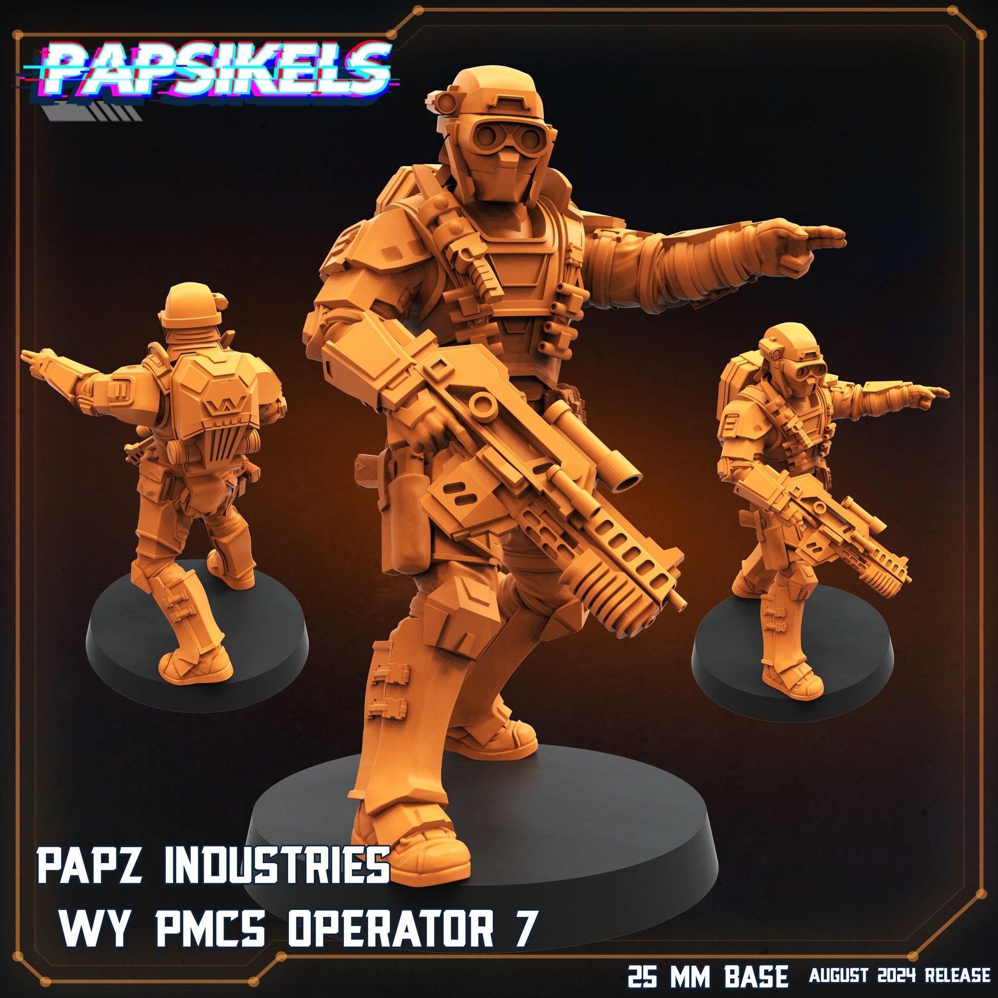 Papz Industries WY PMCS Operator - 7 (sculpted by Papsikels)
