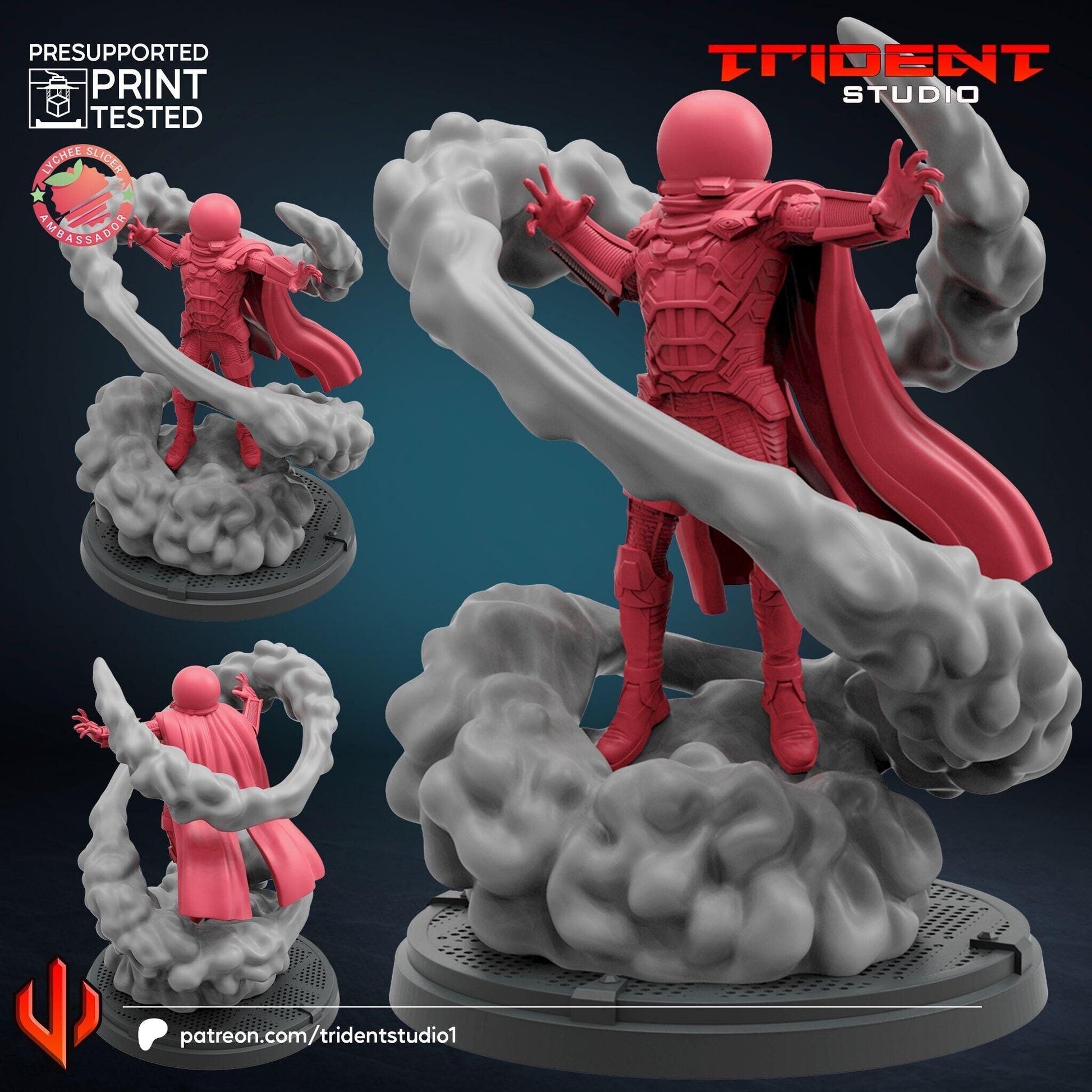 Mysterio (Fan art sculpted by Trident Studio) (Crisis Protocol Proxy/Alternative)