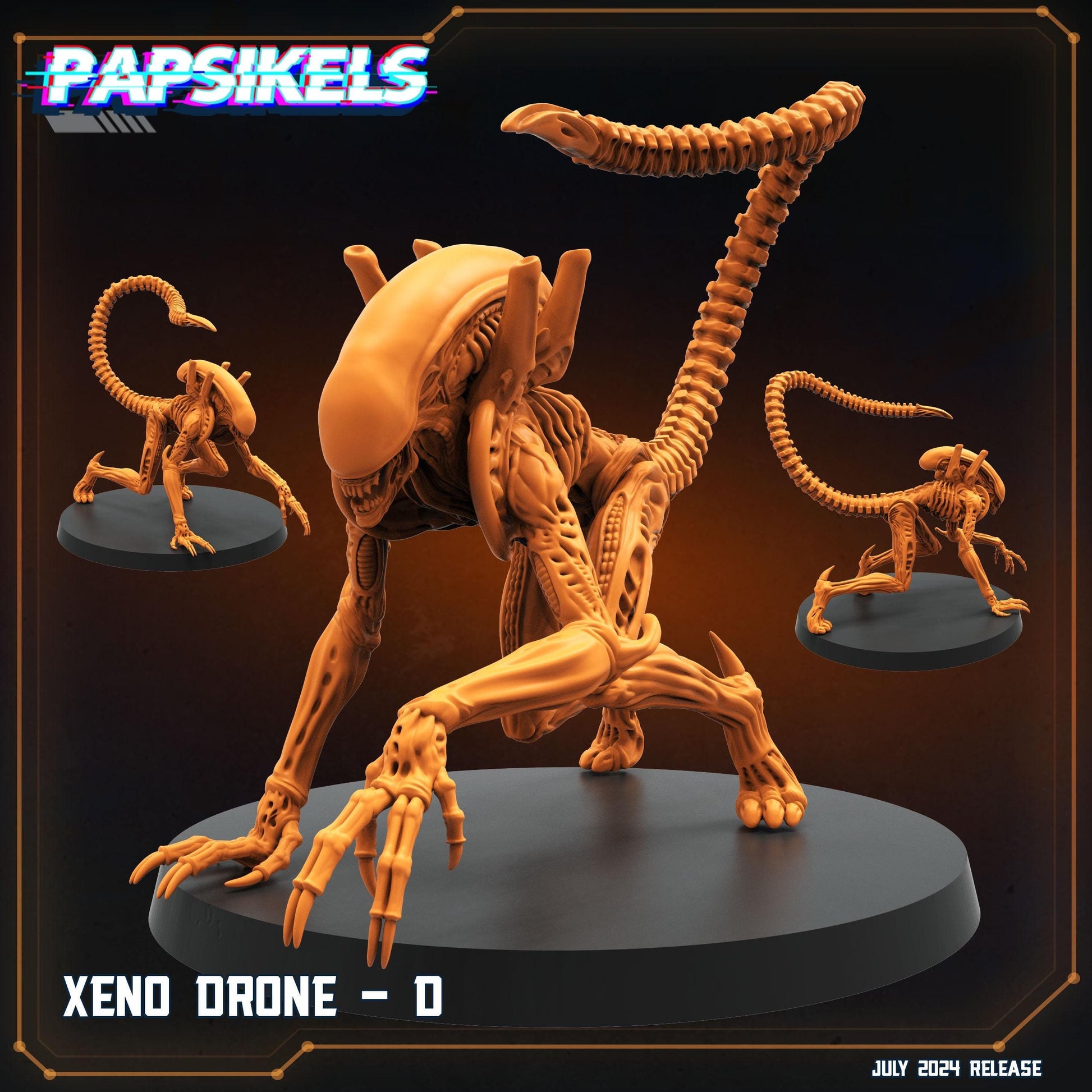 Xeno Drone (D) (sculpted by Papsikels)