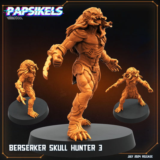 Berserker Skull Hunter 3 - Predator Fan Art (sculpted by Papsikels)