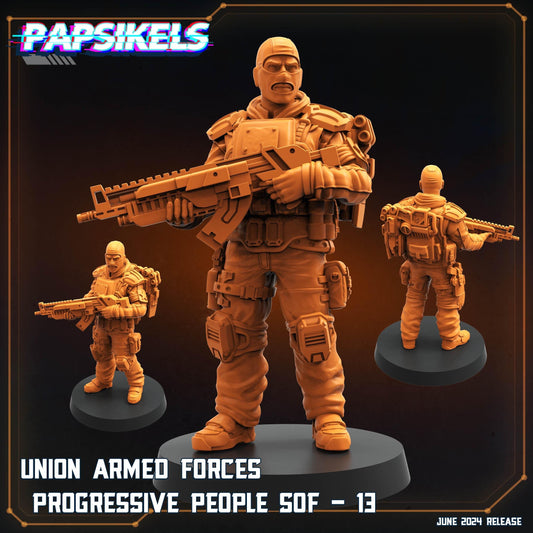 Union Armed Forces Progressive People SOF - 13 (sculpted by Papsikels)