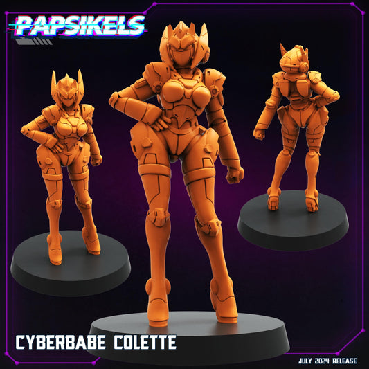 Cyberbabe Colette (sculpted by Papsikels)