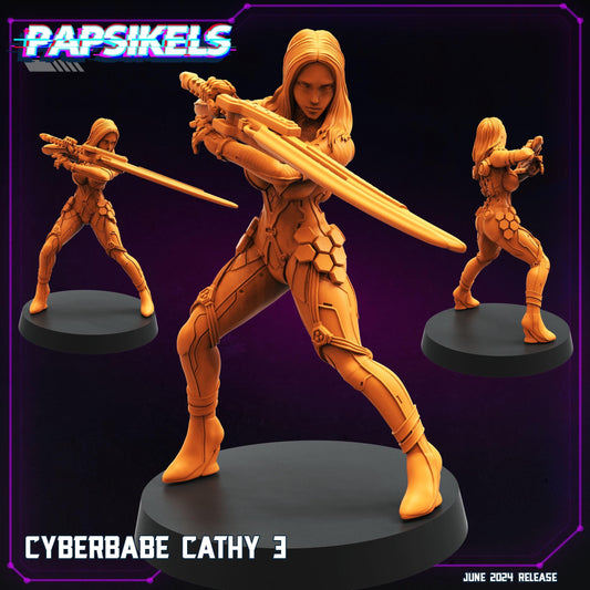 Cyberbabe Cathy 3 (sculpted by Papsikels)