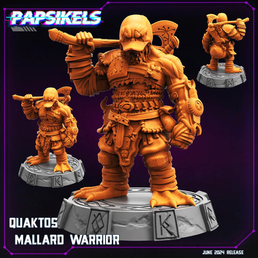 Quaktos Mallard Warrior (sculpted by Papsikels)
