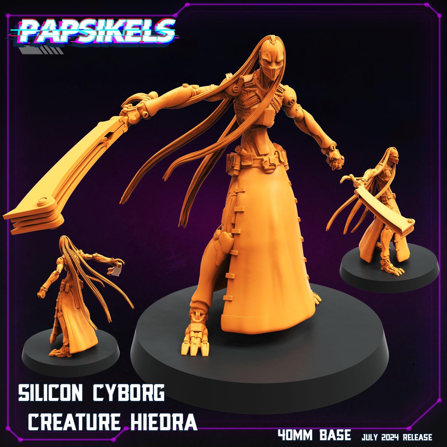 Silicon Cyborg Creature Hiedra (sculpted by Papsikels)