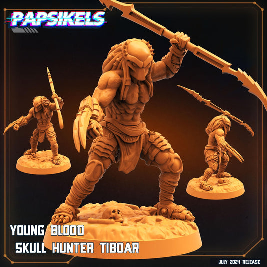 Young Blood Skull Hunter Tiboar - Predator Fan Art (sculpted by Papsikels)