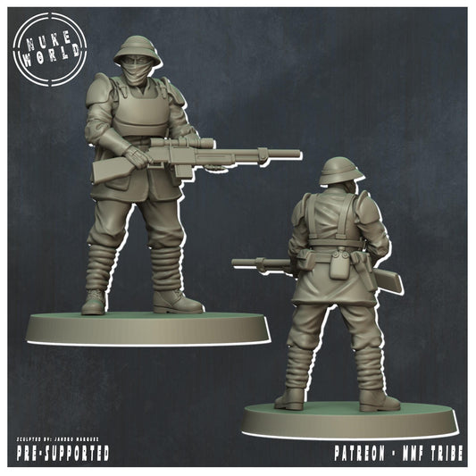 Soldier 04 - Nukeworld (Sculpted by Jandro Miniatures)