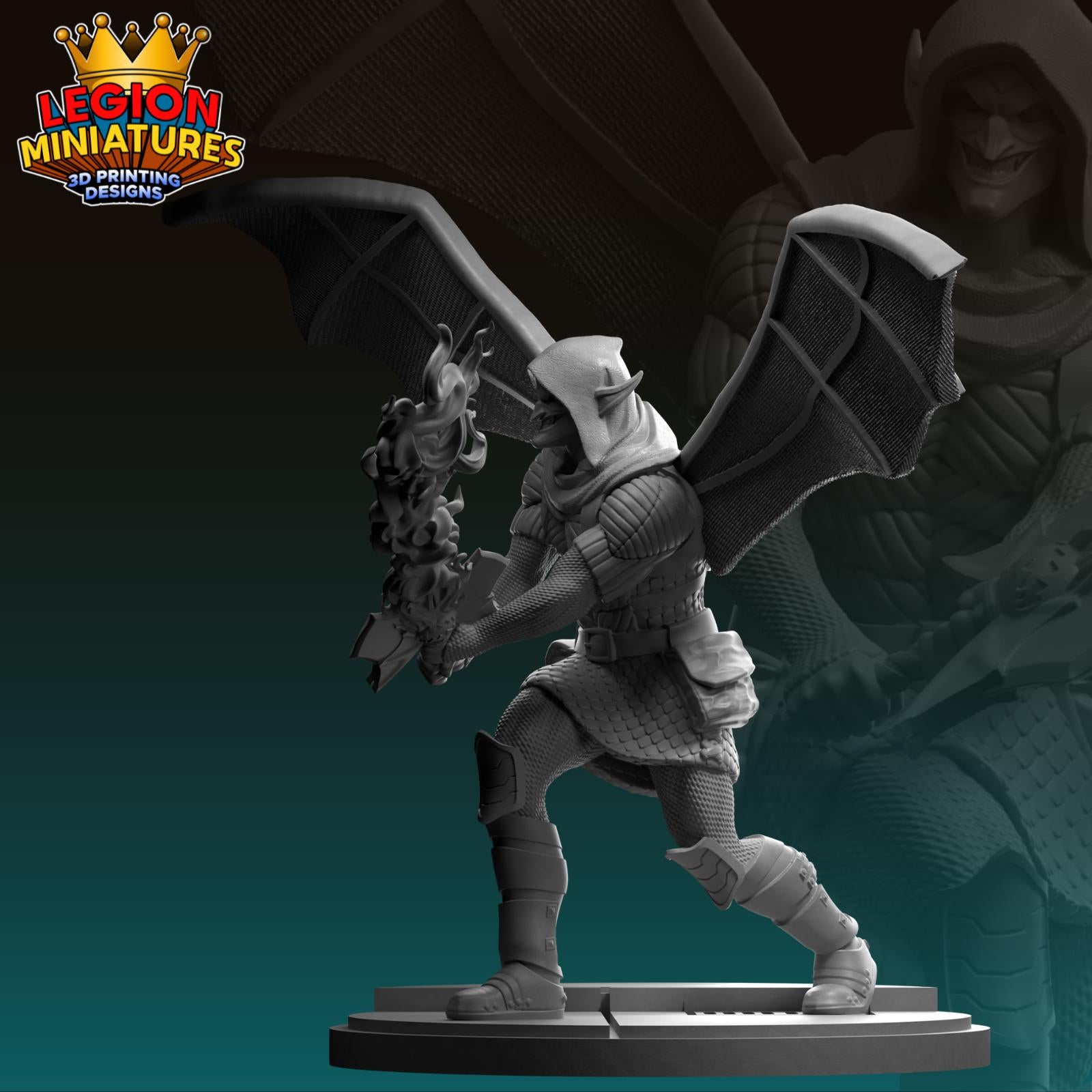 Hobgoblin Fan-Art 40mm Miniature (Sculpted by Legion Miniatures) (Crisis Protocol Proxy/Alternative)