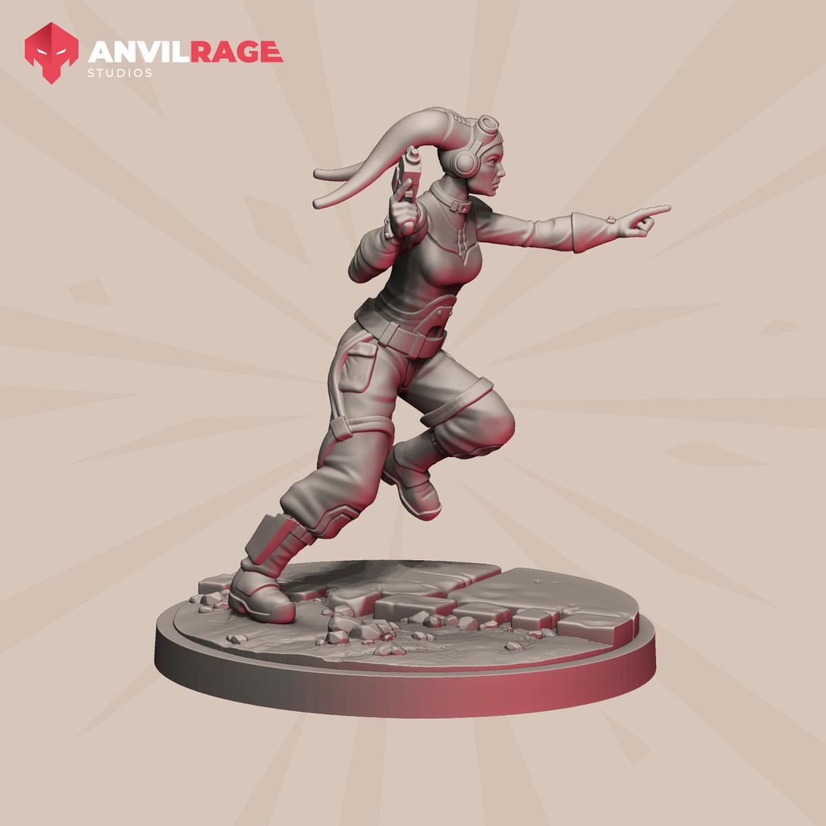 Rebellious Pilot (Sculpted by Anvilrage Studios)