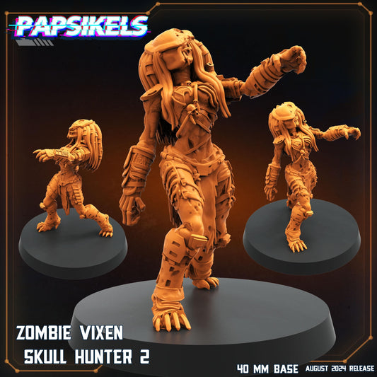 Zombie Vixen Skull Hunter 2 - Predator Fan Art (sculpted by Papsikels)