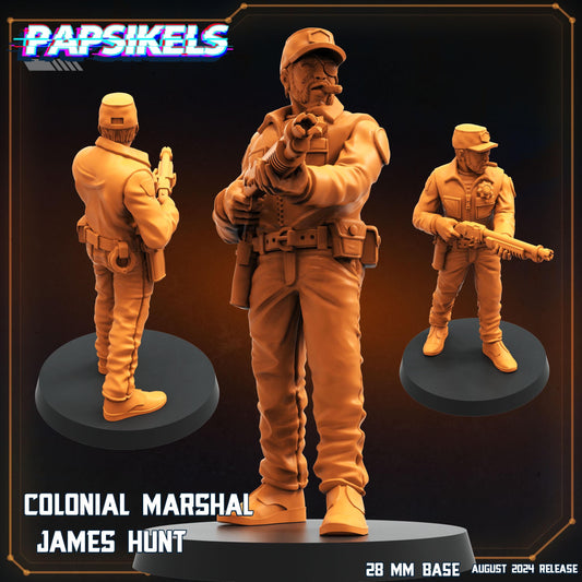 Colonial Marshall James Hunt (sculpted by Papsikels)