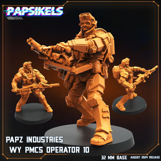 Papz Industries WY PMCS Operator - 10 (sculpted by Papsikels)