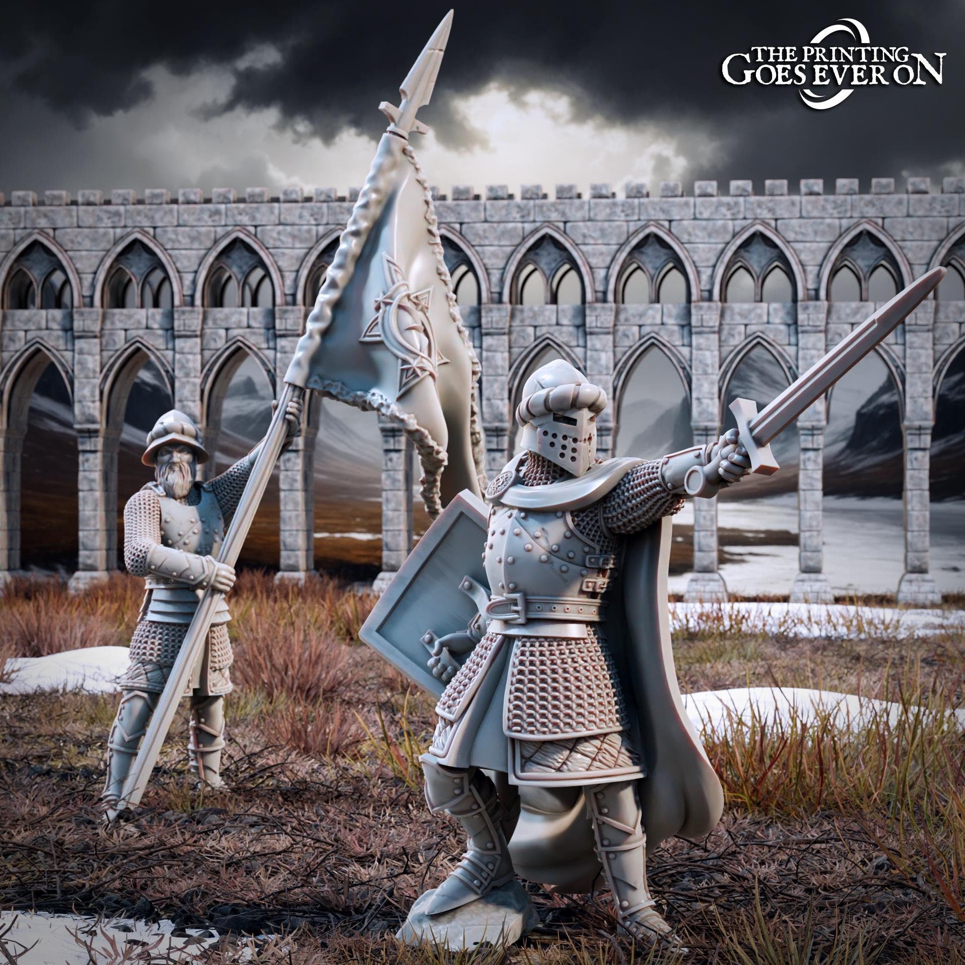 Northern Kingdom Command Squad - Set of 2 (sculpted by Print Goes Ever On)