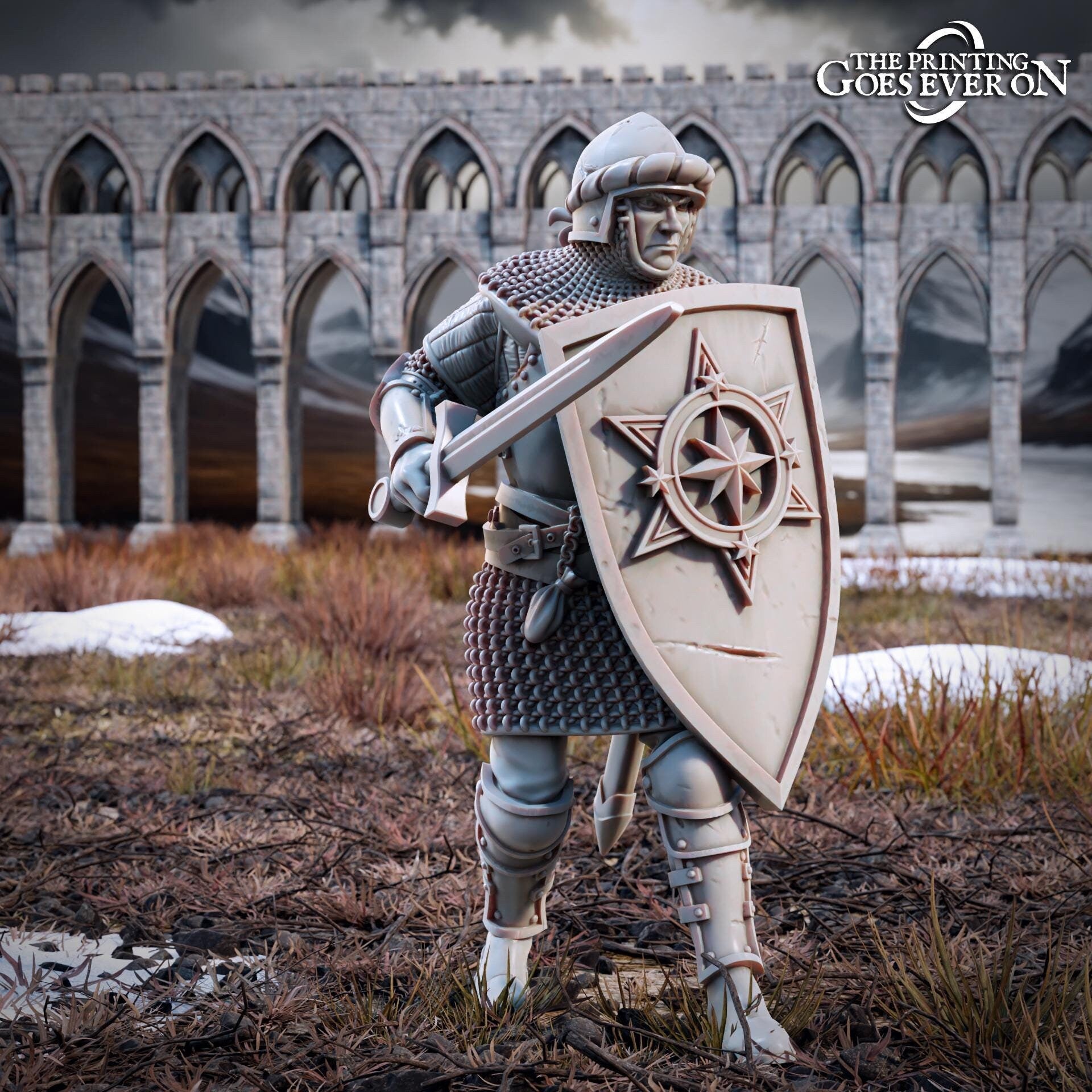Warrior of the Northern Kingdom E (sculpted by Print Goes Ever On)
