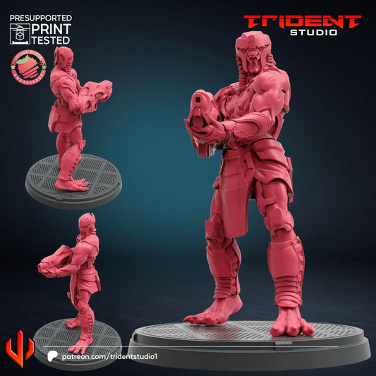 Chitauri 1 (Fan art sculpted by Trident Studio) (Crisis Protocol Proxy/Alternative)