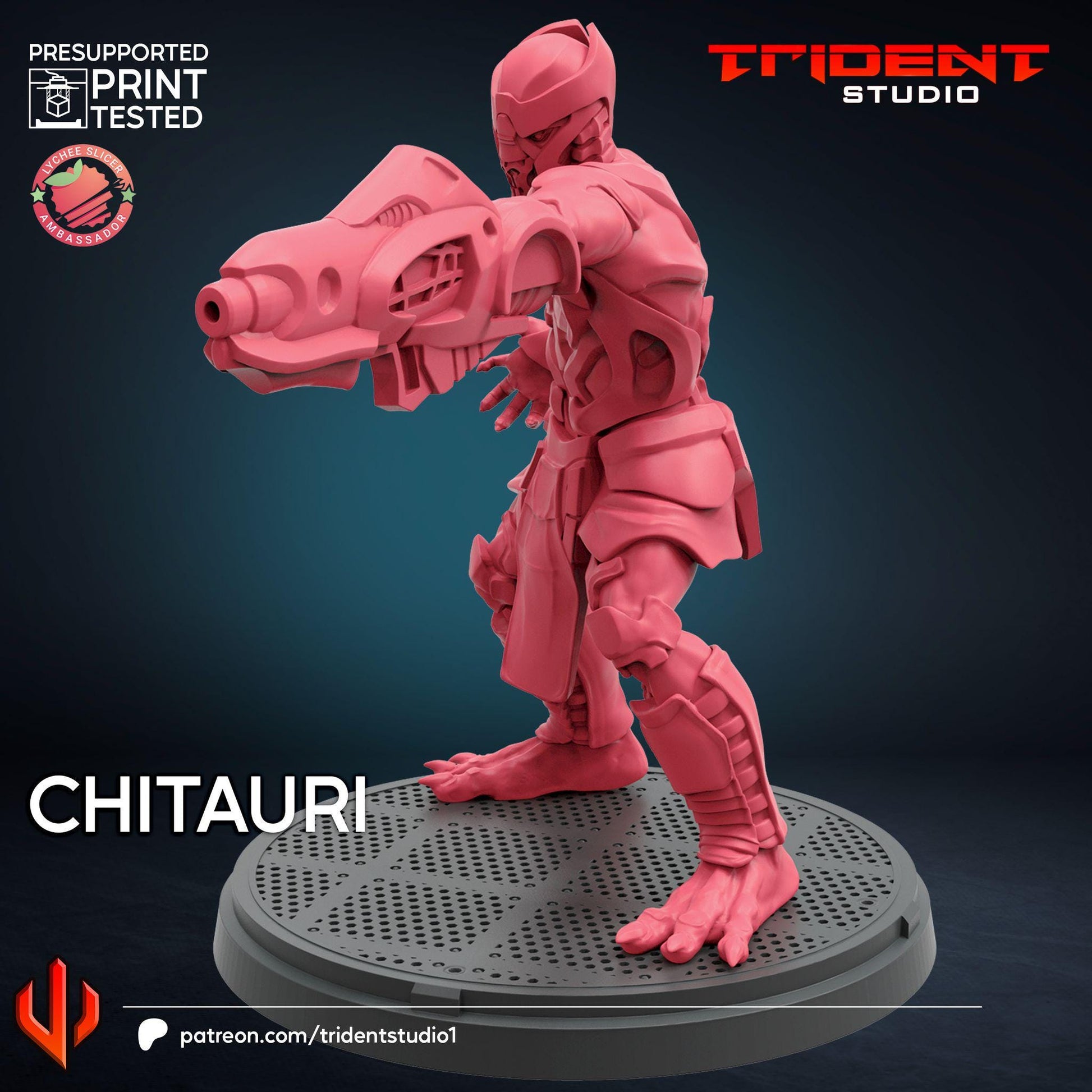 Chitauri 2 (Fan art sculpted by Trident Studio) (Crisis Protocol Proxy/Alternative)