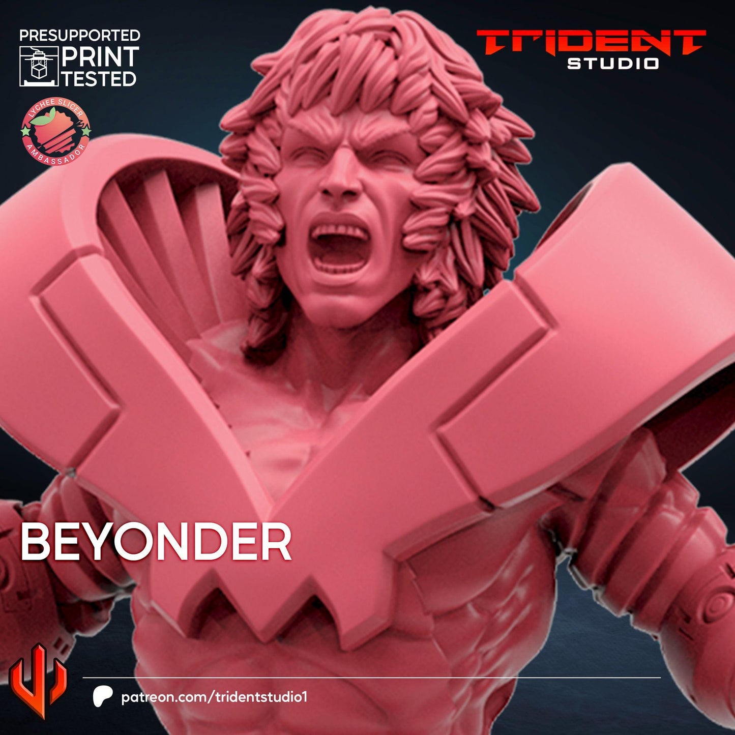 Beyonder (Fan art sculpted by Trident Studio) (Crisis Protocol Proxy/Alternative)