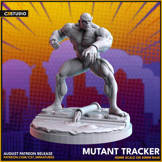 Caliban / Mutant Tracker 40mm miniature (sculpted by C27 collectibles) (Crisis Protocol Proxy/Alternative)