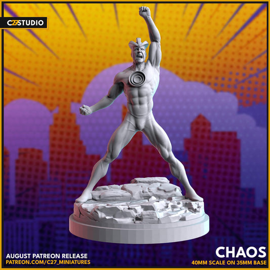 Havok / Chaos 40mm miniature (sculpted by C27 collectibles) (Crisis Protocol Proxy/Alternative)