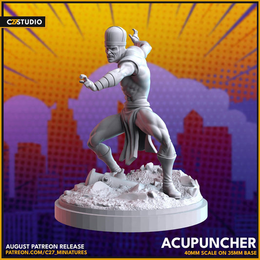 Karnak / Acupuncher 40mm miniature (sculpted by C27 collectibles) (Crisis Protocol Proxy/Alternative)