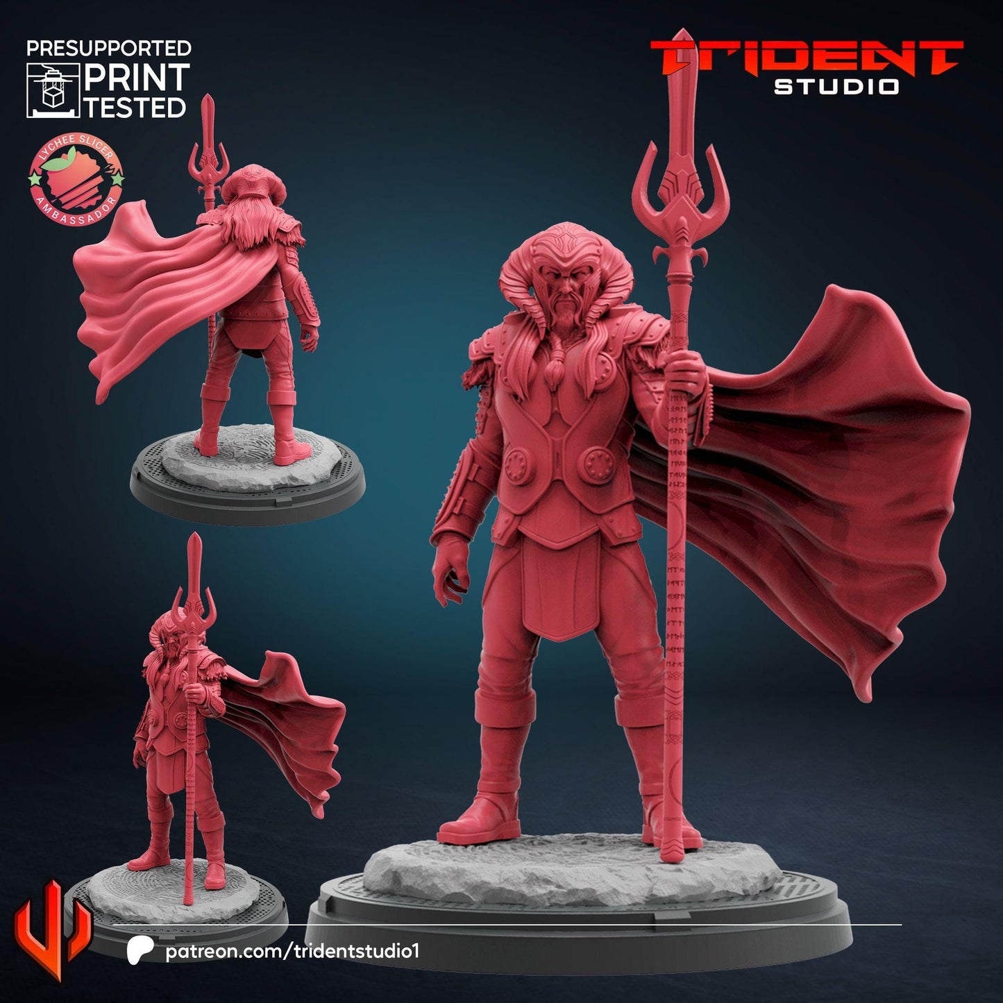 King Bor (Fan art sculpted by Trident Studio) (Crisis Protocol Proxy/Alternative)