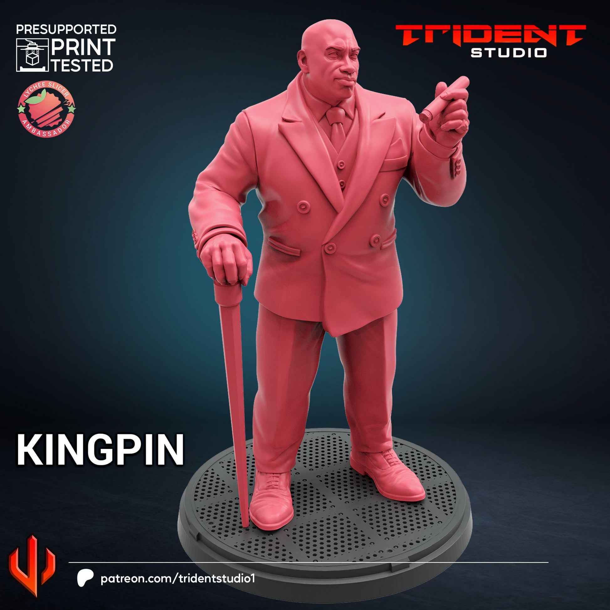 Kingpin (Fan art sculpted by Trident Studio) (Crisis Protocol Proxy/Alternative)