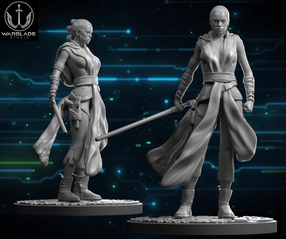 Rey - Fan Art (sculpted by Warblade Studios)