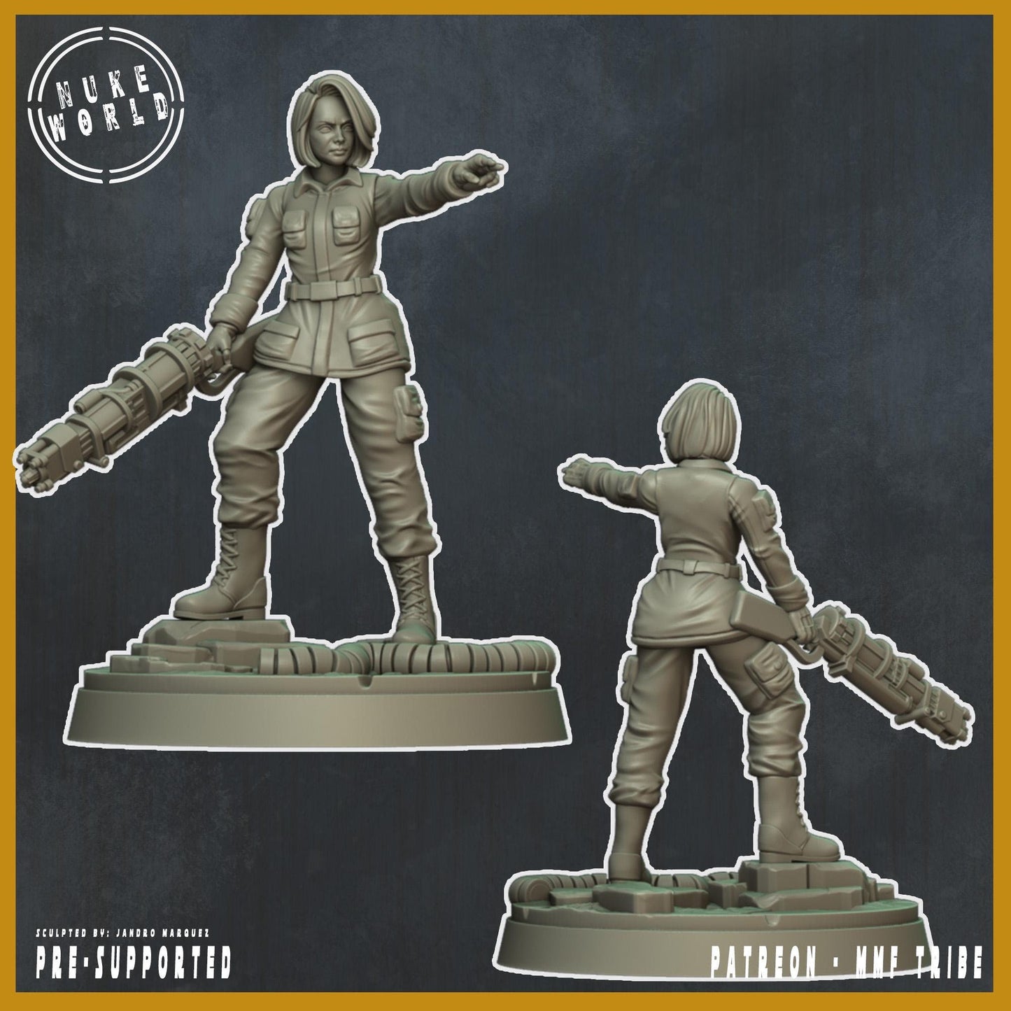 Colonel - Nukeworld (Sculpted by Jandro Miniatures)